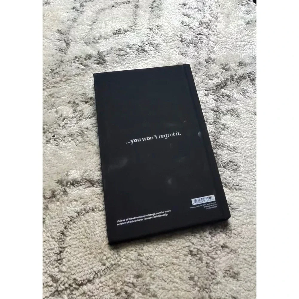 The Adventure Challenge In Bed Edition Scratch Off Couples Date Night Book Black